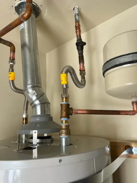 Water heater installation and plumbing repair in Hamlin